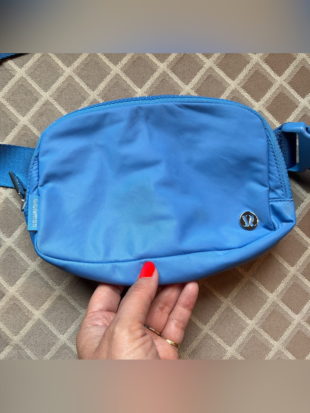 lululemon Bright Blue Belt Bag